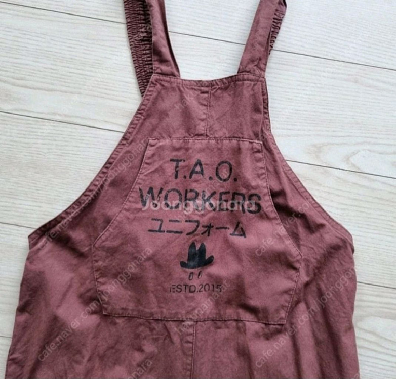 타오 워커스 멜빵바지 6y 중고 이미지