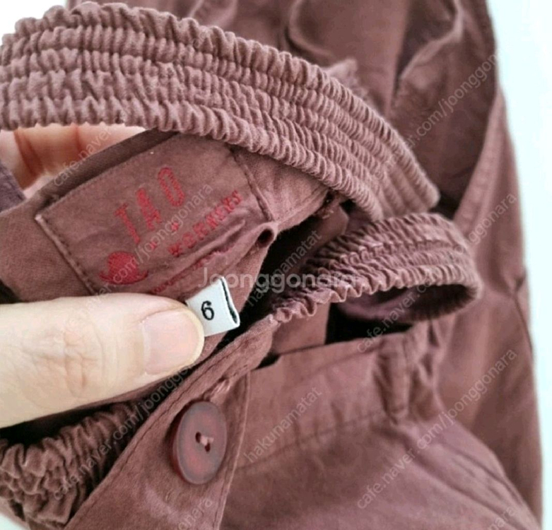 타오 워커스 멜빵바지 6y 중고 이미지