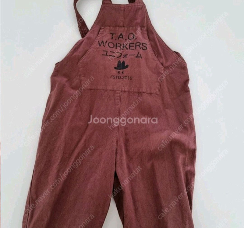 타오 워커스 멜빵바지 6y 중고 이미지