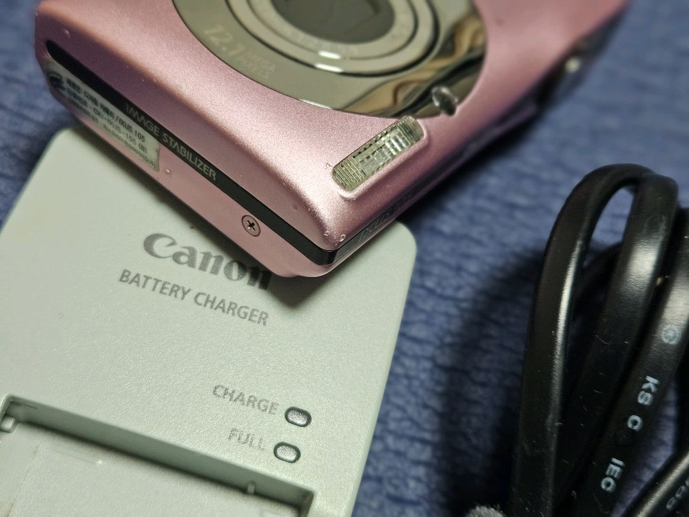 디카 캐논 익서스 IXUS 105 핑크 세트 이미지