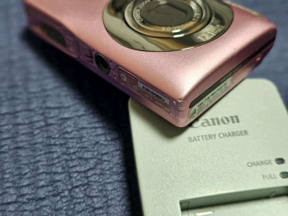 디카 캐논 익서스 IXUS 105 핑크 세트 이미지