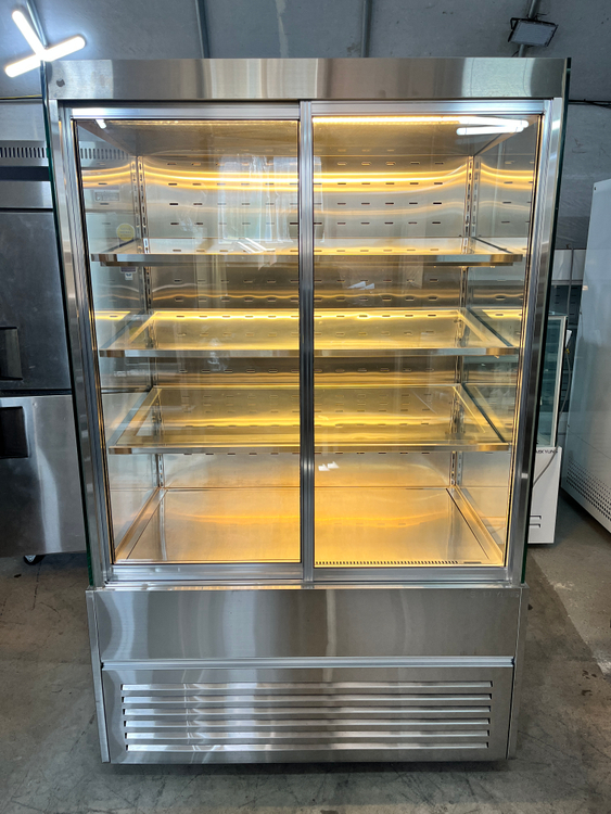 앞문형 쇼케이스 냉장고 냉동고 1200 4단 올스텐 정육 반찬 밀키트 야채 과일 프리미엄 고기숙성고 이미지