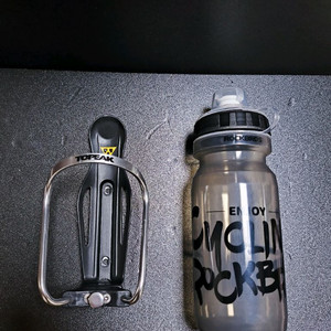 자전거 물통 새상품 + 토픽 물통 케이지 모듈라 거치대 이미지