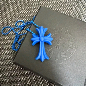 크롬하츠 실리크롬 목걸이 블루 이미지