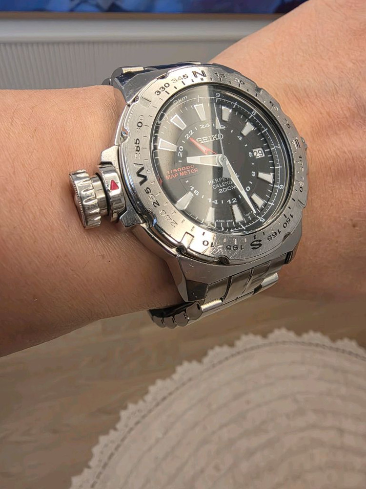 세이코 SLT095 맵 미터 (8F56) 쿼츠 이미지