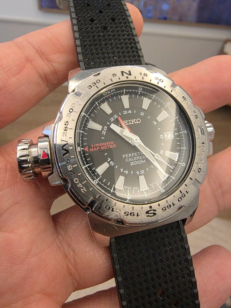 세이코 SLT095 맵 미터 (8F56) 쿼츠 이미지