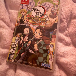 귀멸의칼날 도전 최강의 대원 닌텐도 스위치 게임칩 이미지
