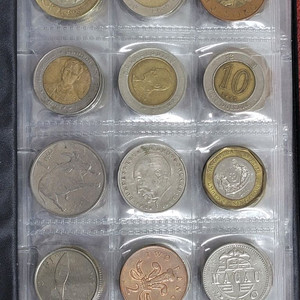 다양한 국가 희귀 동전 모음 120개 덤 20개 이미지