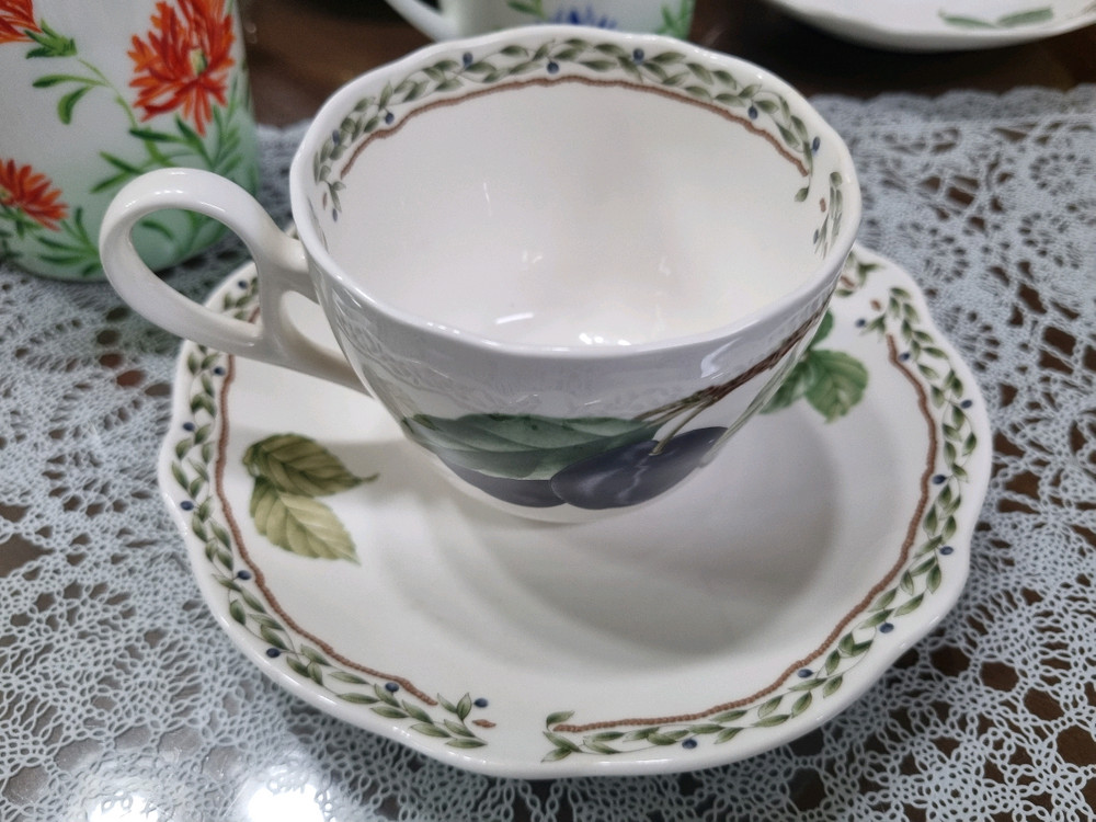 노리타케 산딸기&가지 커피잔 세트 이미지