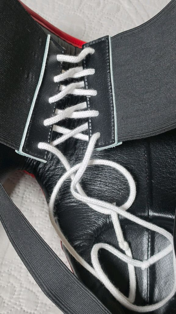 위닝 낭심 보호대 그로인 가드 레드 라지 이미지