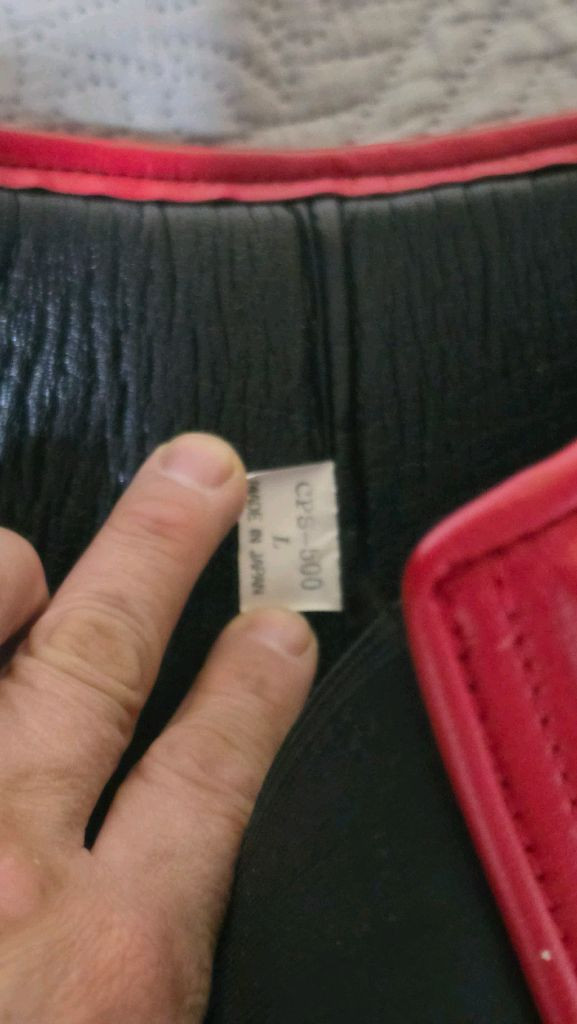 위닝 낭심 보호대 그로인 가드 레드 라지 이미지