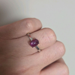 루비 은반지 이미지