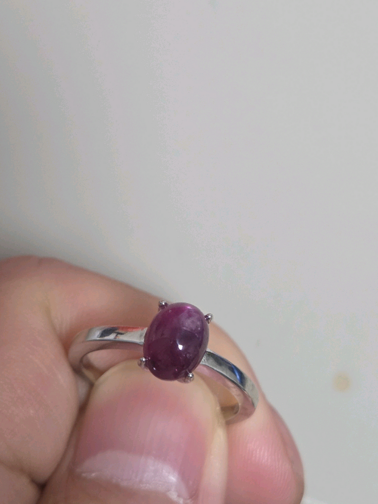 루비 은반지 이미지