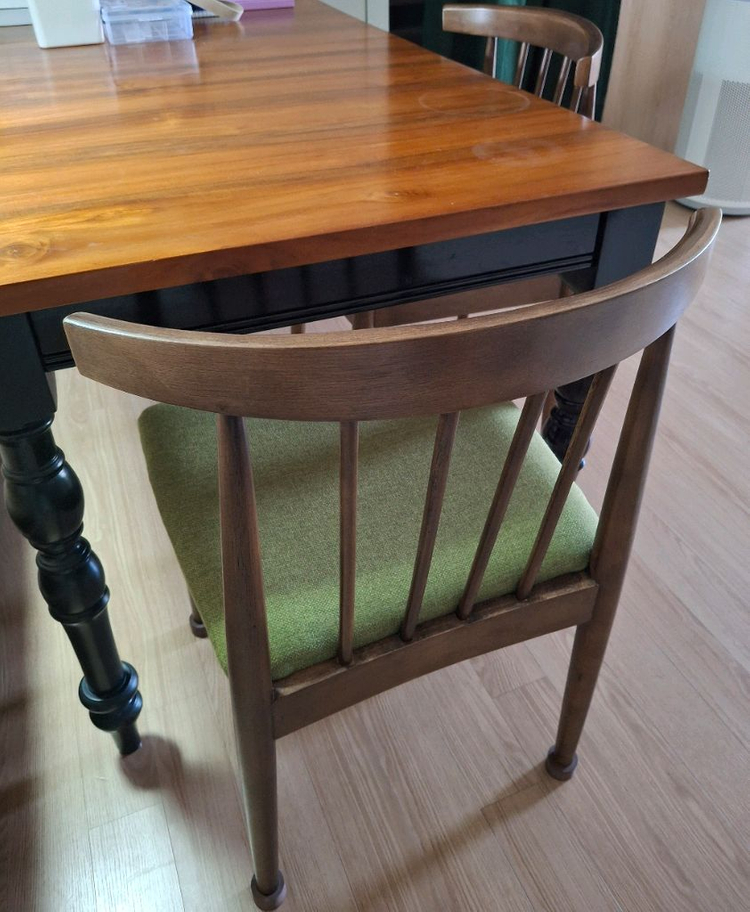 원목 식탁의자 세트 이미지