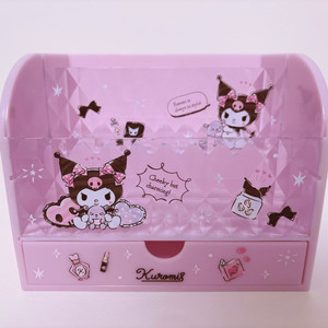 산리오 일본정품 쿠로미 화장품 소품 정리함 이미지