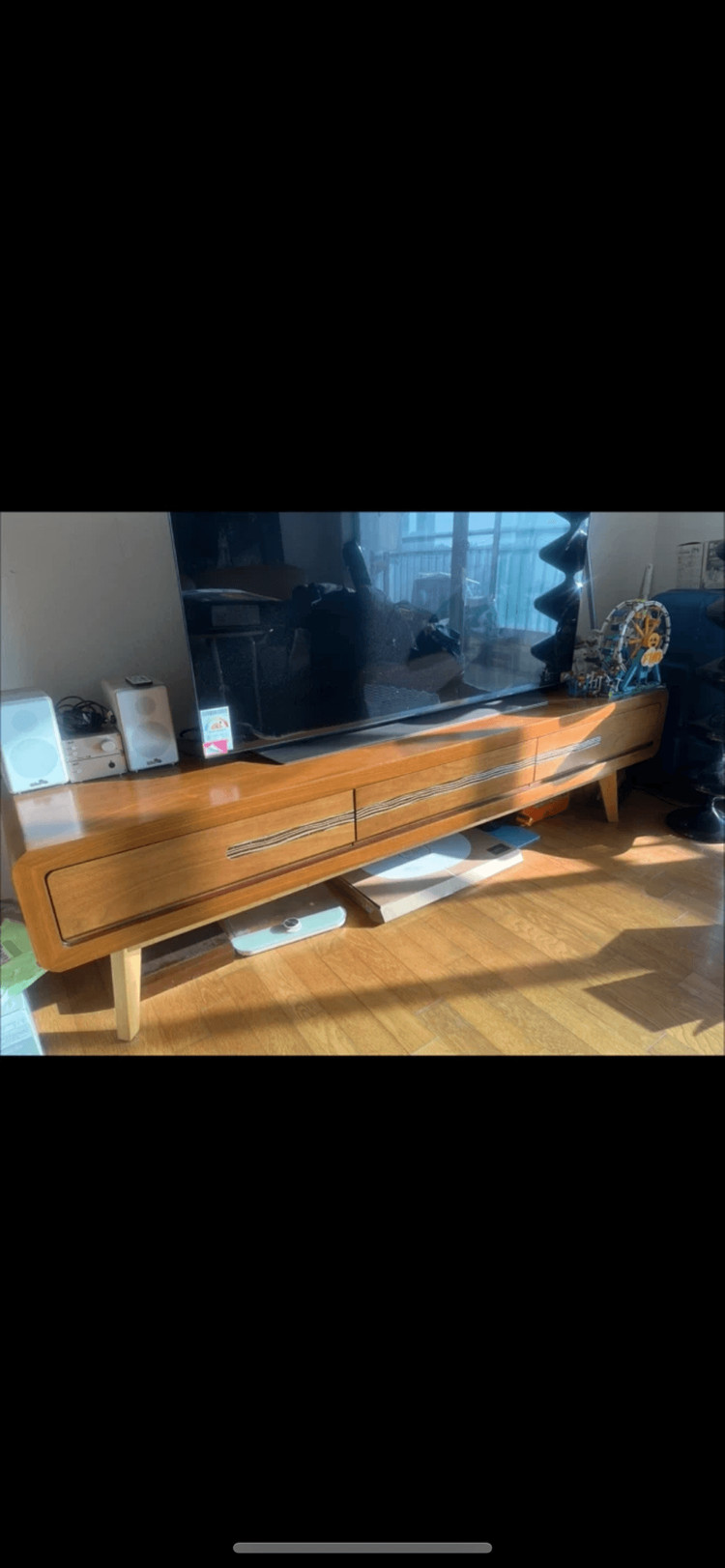 (4/3일 이사 전) 원목 TV장 티비다이 거실장 이미지