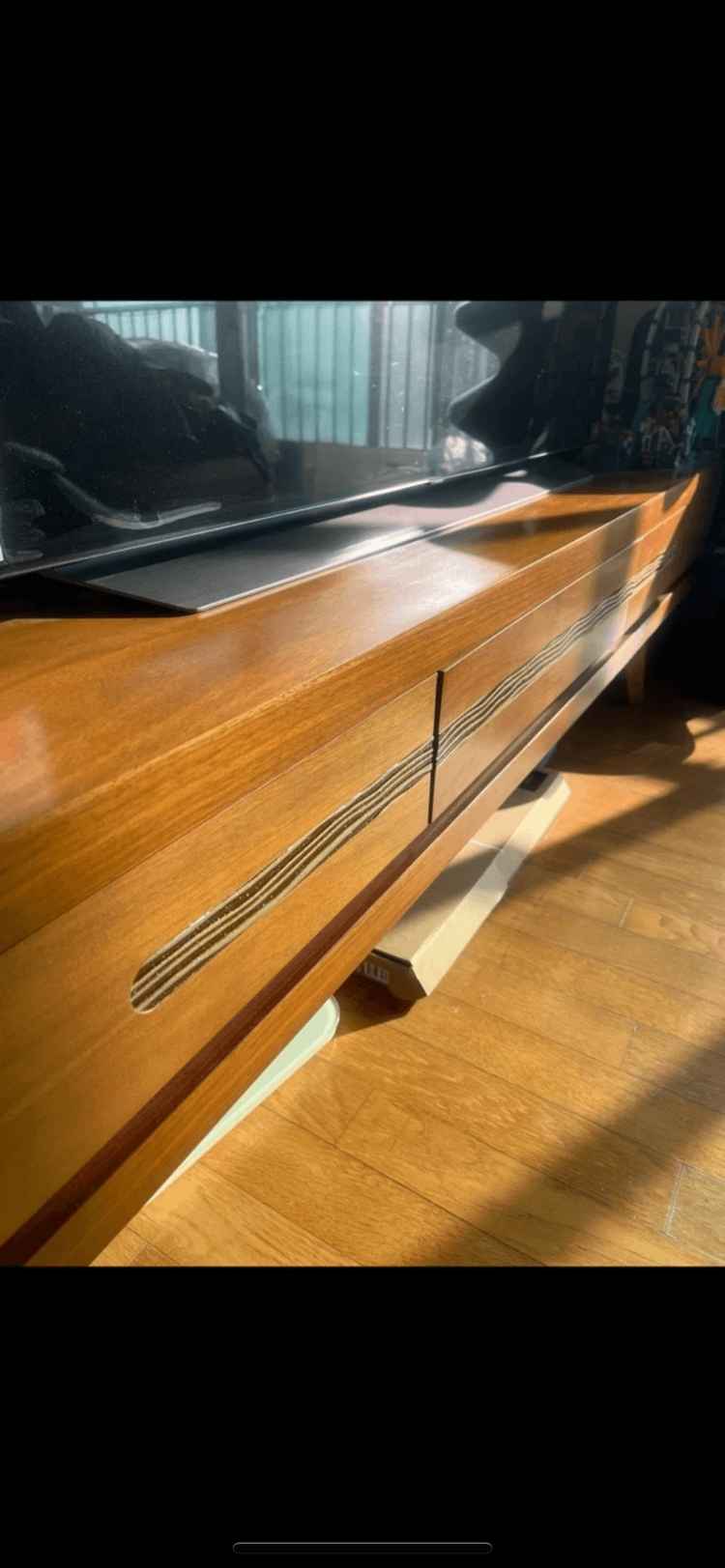 (4/3일 이사 전) 원목 TV장 티비다이 거실장 이미지