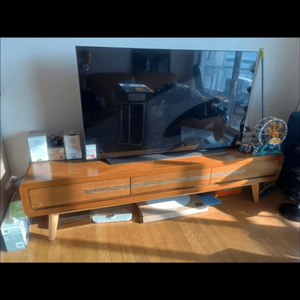 (4/3일 이사 전) 원목 TV장 티비다이 거실장 이미지