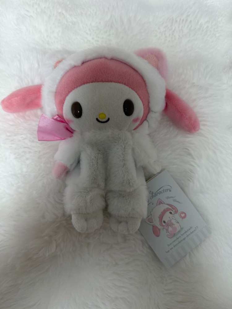 2020 고전 산리오 마이멜로디 네코 고양이 인형 이미지