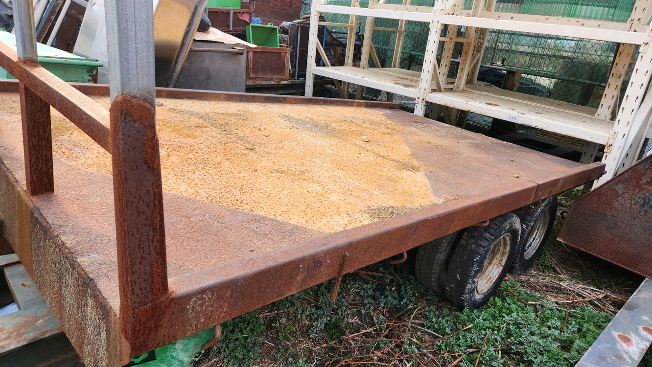 트랙터 트랙트 트렉터 트렉트 2축 적재함 트레일러 트레일르 추레라 츄레라 이미지