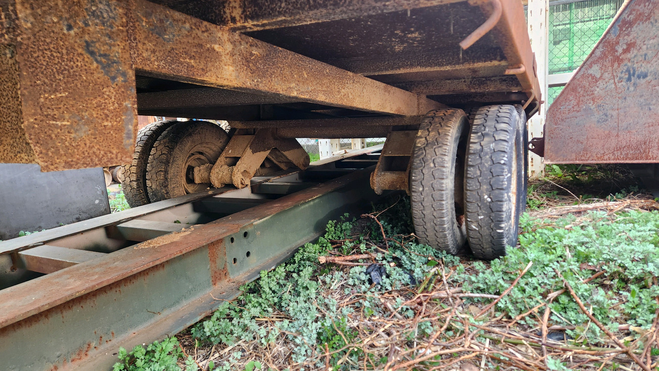 트랙터 트랙트 트렉터 트렉트 2축 적재함 트레일러 트레일르 추레라 츄레라 이미지