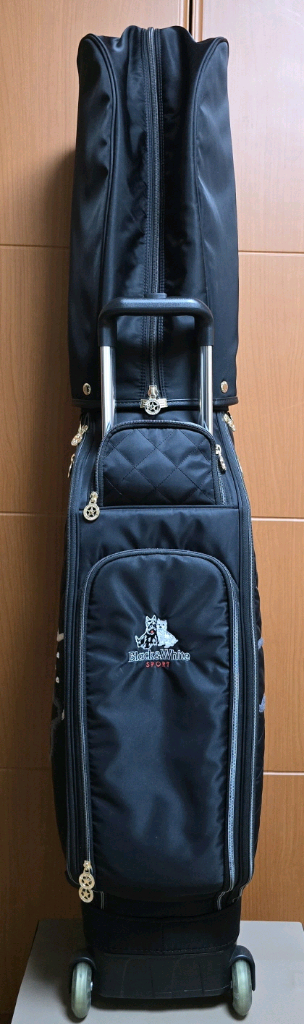 블랙앤화이트 여성용 캐디백 이미지