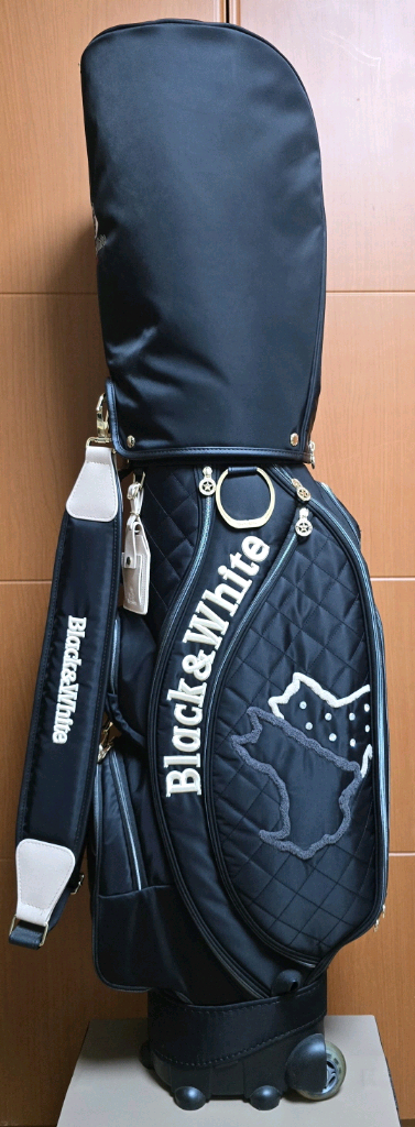 블랙앤화이트 여성용 캐디백 이미지