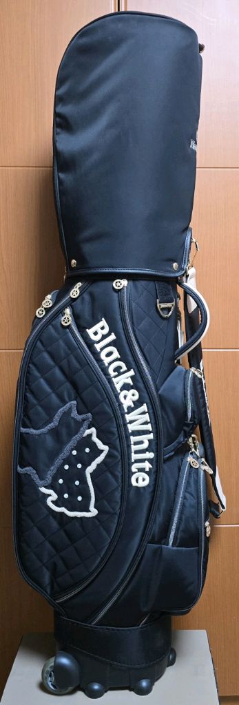 블랙앤화이트 여성용 캐디백 이미지