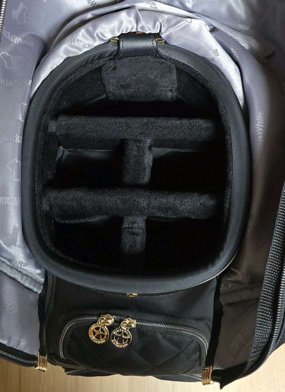 블랙앤화이트 여성용 캐디백 이미지