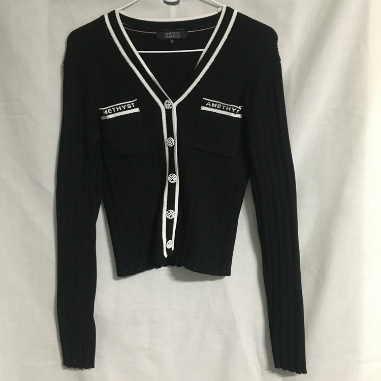 EGOIST 에고이스트 23 자카드 브이넥 니트 (55) 이미지