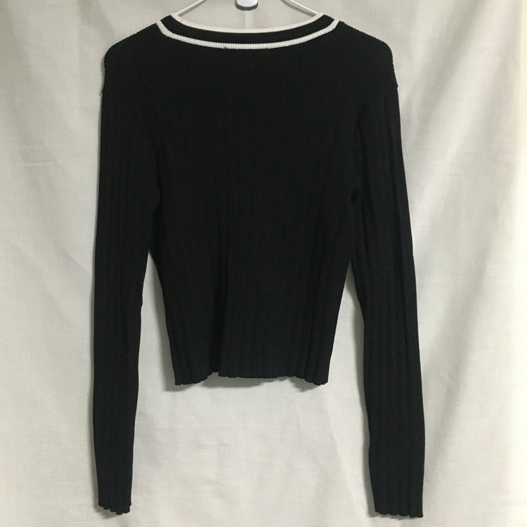 EGOIST 에고이스트 23 자카드 브이넥 니트 (55) 이미지