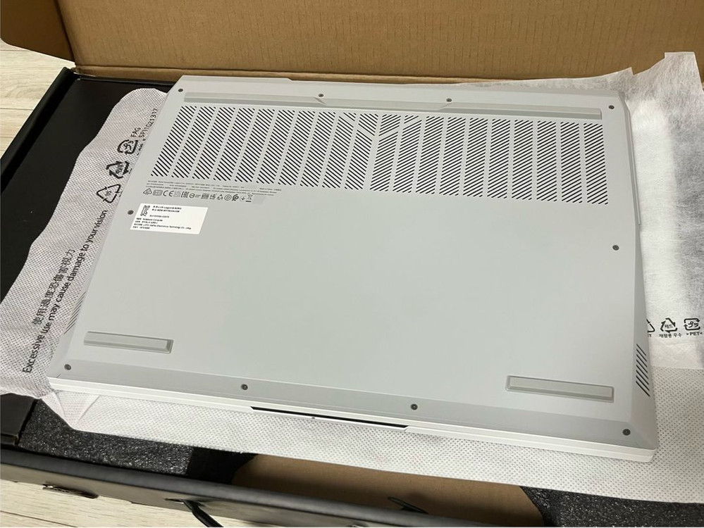 레노버 리전 5 프로 16ARH 라이젠7 RTX3070 게이밍 노트북 풀박스 이미지