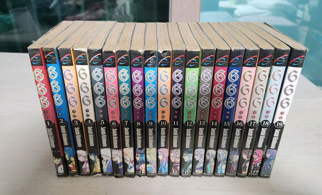 [판타지능력자만화책] 666 사탄 전권 19권 완결 판매 이미지