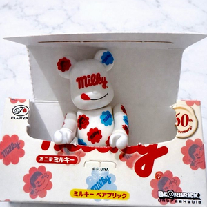 한정판 페코 밀키 베어브릭 100% 이미지