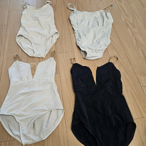 아동 메토아트 발레 레오타드 2XL 블랙/화이트 4벌 이미지