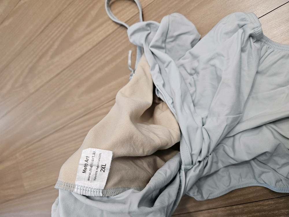 아동 메토아트 발레 레오타드 2XL 블랙/화이트 4벌 이미지