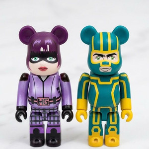 킥애스 세트 베어브릭 100% 이미지