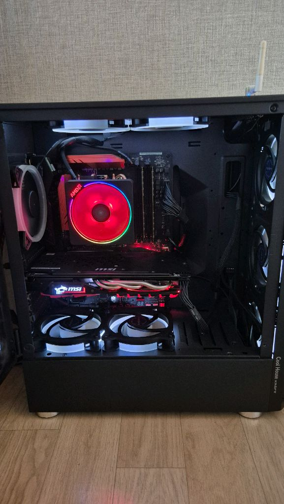 [컴퓨터본체]라이젠7 2700X / 32GB / RX580 8G+LG모니터 34인치 와이드 이미지