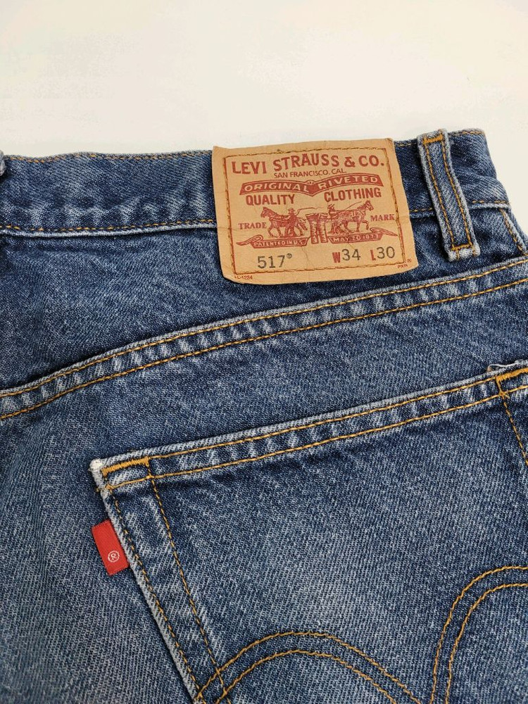 LEVIS 08S 리바이스 517 부츠컷 워싱 데님 청바지 / 남 34 이미지