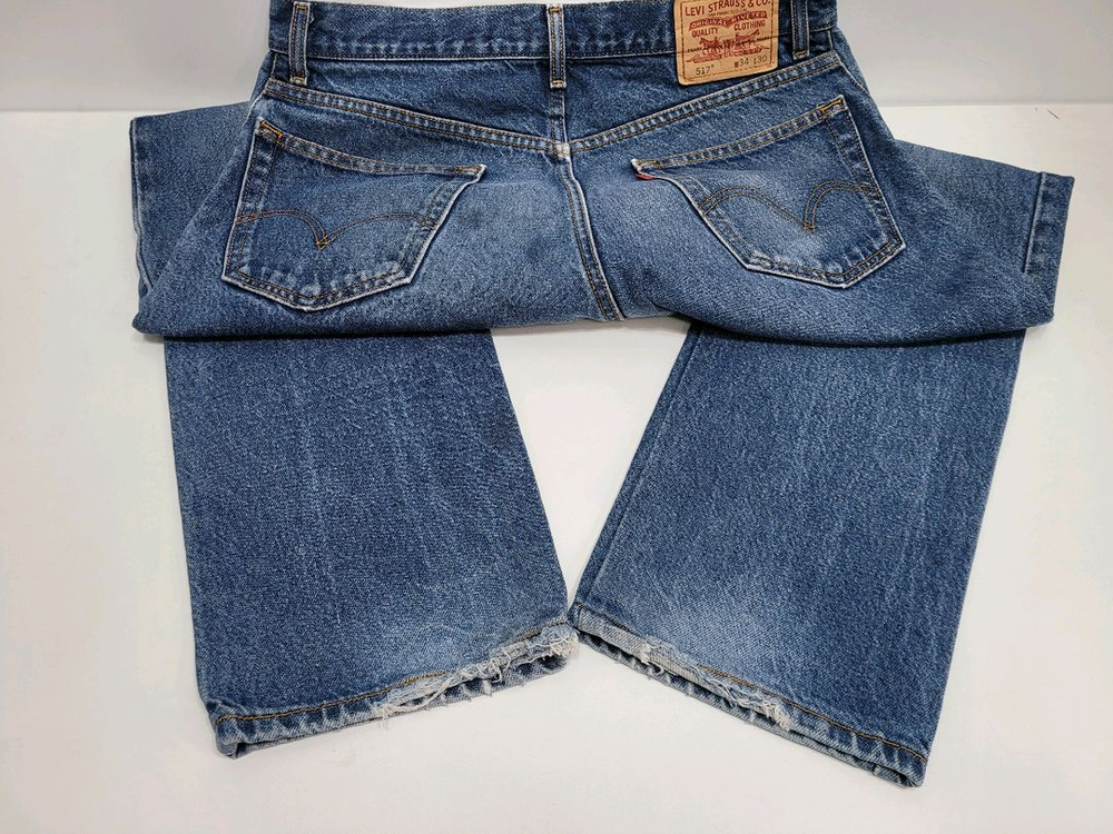 LEVIS 08S 리바이스 517 부츠컷 워싱 데님 청바지 / 남 34 이미지