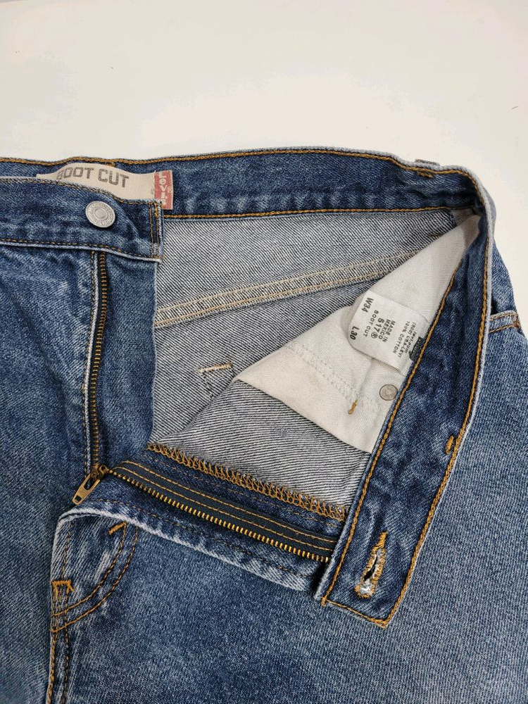 LEVIS 08S 리바이스 517 부츠컷 워싱 데님 청바지 / 남 34 이미지