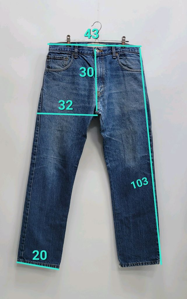 LEVIS 08S 리바이스 517 부츠컷 워싱 데님 청바지 / 남 34 이미지