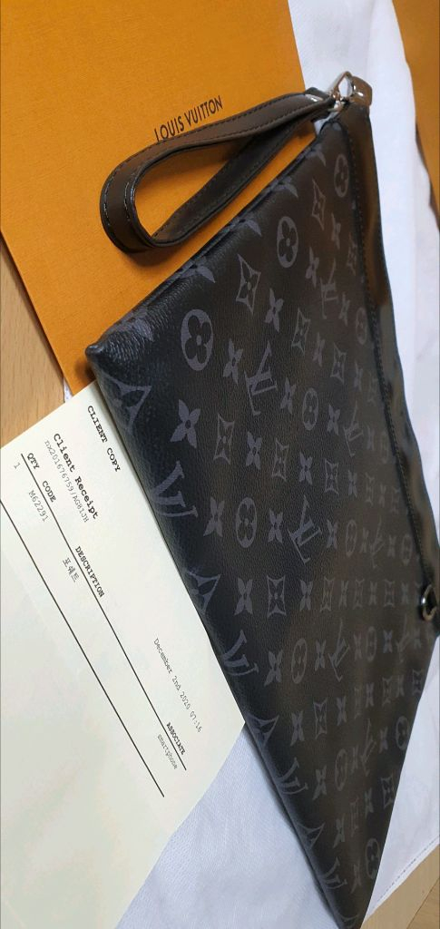 루이비통 이클립스 클러치백 정품S급(영수증O)구찌프라다루이비통디올고야드샤넬셀린느보테가생로랑발렌시아가버버리가방 이미지