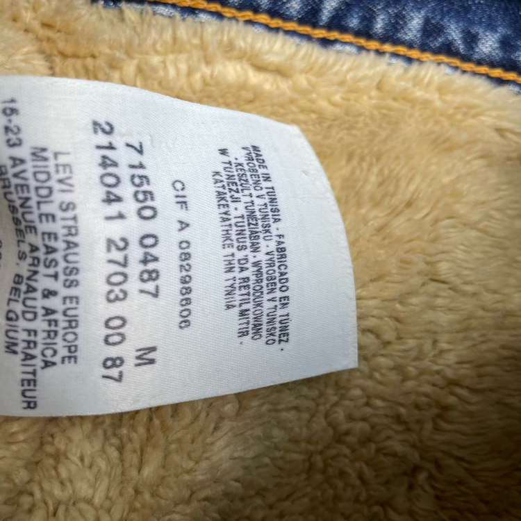 리바이스 데님 쉐르파 트러커 자켓 M 이미지