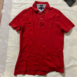 타미힐피거 반팔카라티 레드 M 이미지