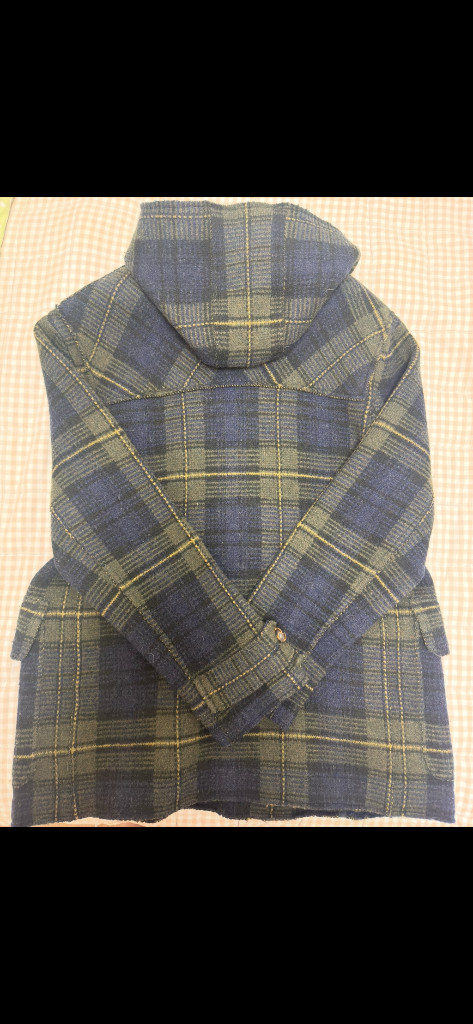 급매 폴로 랄프로렌 체크 더플 코트 이미지