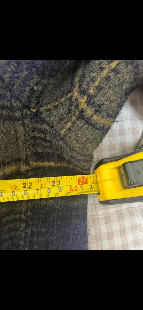 급매 폴로 랄프로렌 체크 더플 코트 이미지