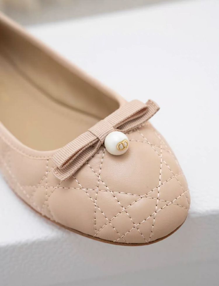 디올 발레리나 플랫 슈즈 까나쥬 이미지