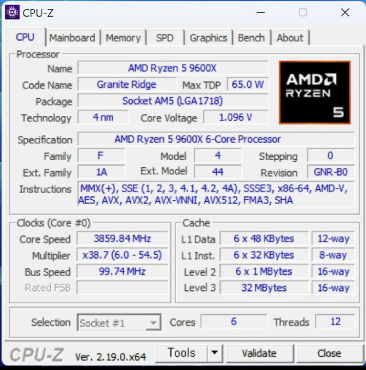 Ryzen 5 9600X SFF 데스크탑 5060 추가 가능 이미지
