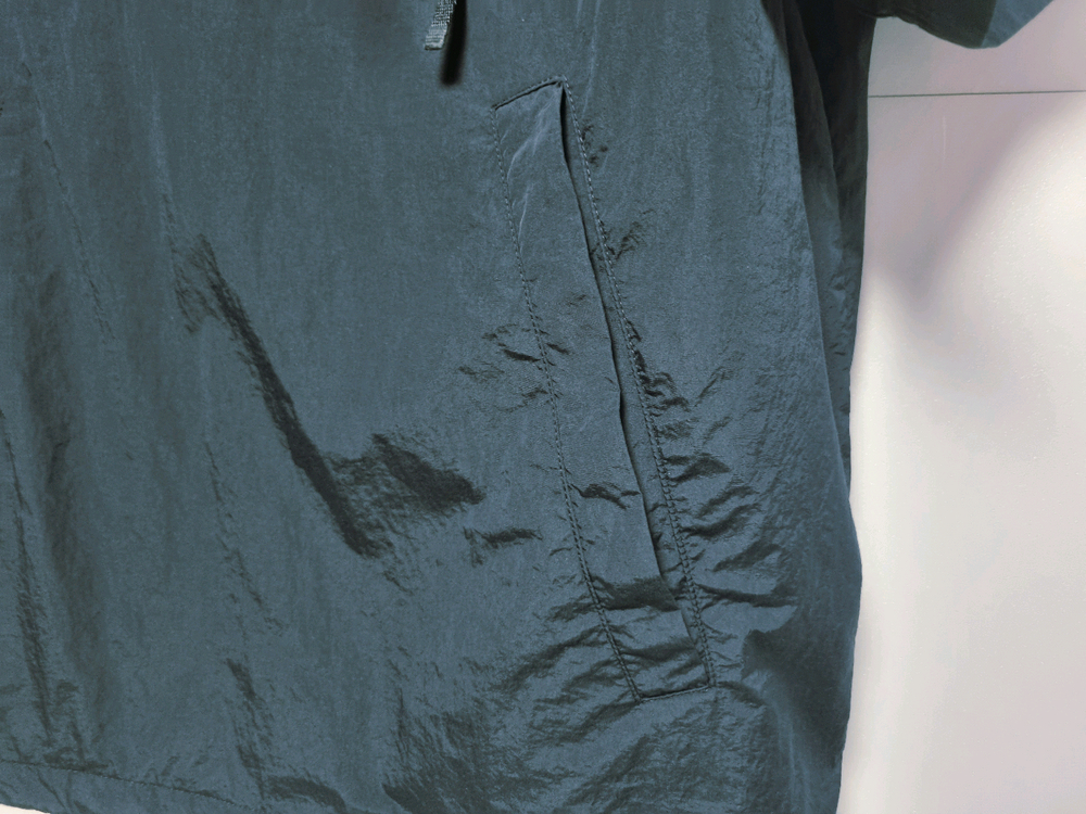 남성 2022 내셔널지오그래픽 와펜 반팔 우븐 아노락 바람막이 코프코어 이미지